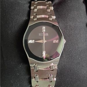 Wittnauer Montserrat Steel 
Black Dial Quartz Ladies Watch